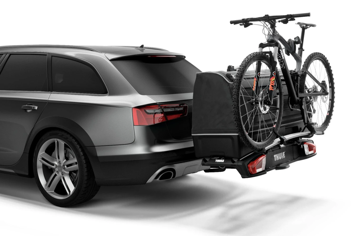 Thule VeloSpace XT 3 Package Inc BackSpace XT And Extra Bike Carrier (PD6) 3 Thule VeloSpace XT 3 Package Inc BackSpace XT And Extra Bike Carrier (PD6)